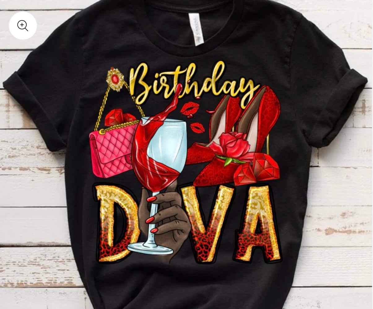 B-day diva-red
