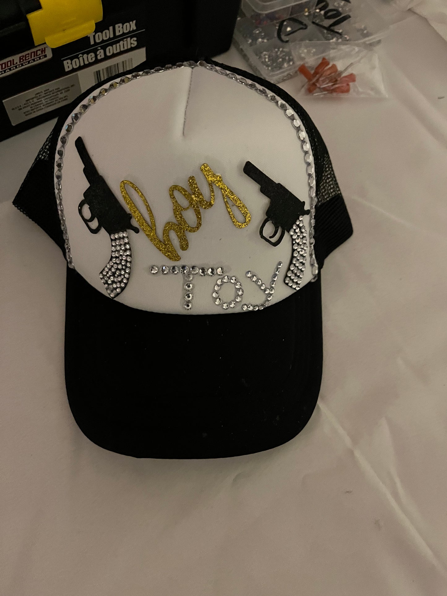 Blinged hats